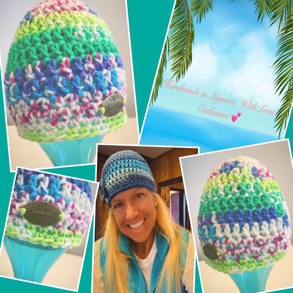 Beanies Handmade in the Salty Air of Laguna Beach!